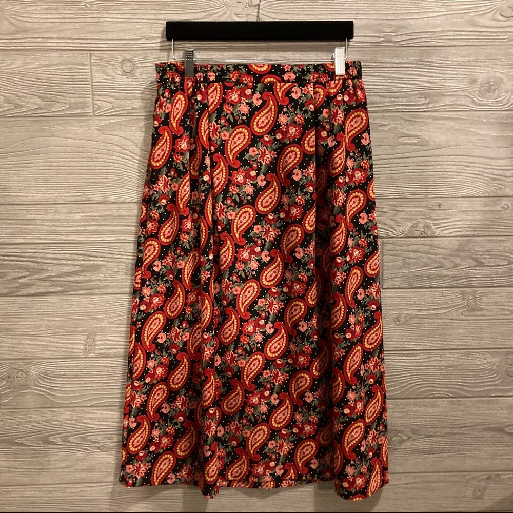 Vintage High Waist Skirt  | Medium